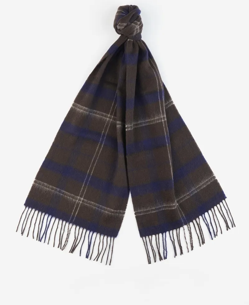 Barbour Tartan Scarf in Praline